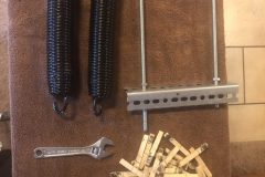 Parts to prep the springs for installation