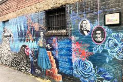 Chicken Alley Mural, part of the Appalachian Mural Trail