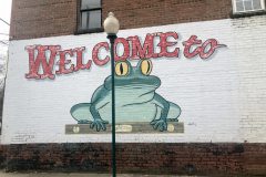 Frog Level district in Waynesville, NC